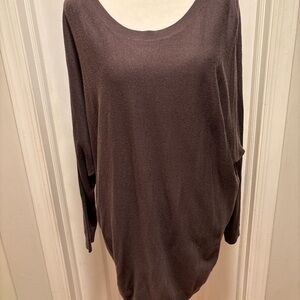 Vince Brown Knit Sweater with Dolman sleeves. S